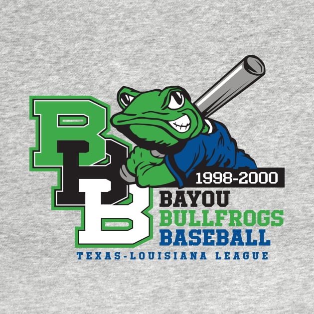Bayou Bullfrogs Baseball by MindsparkCreative